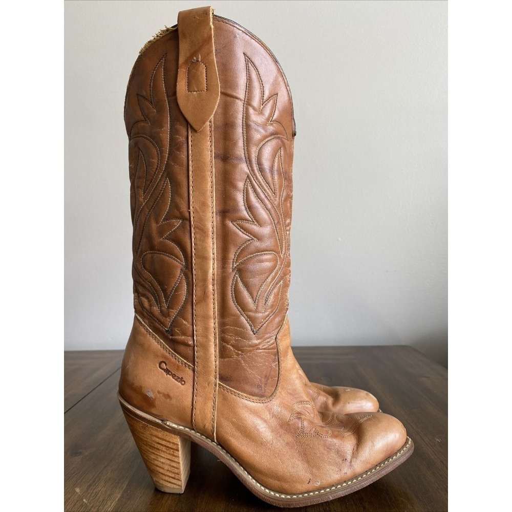 Capezio Women's Cowboy Leather Boots L 344 Size 7.